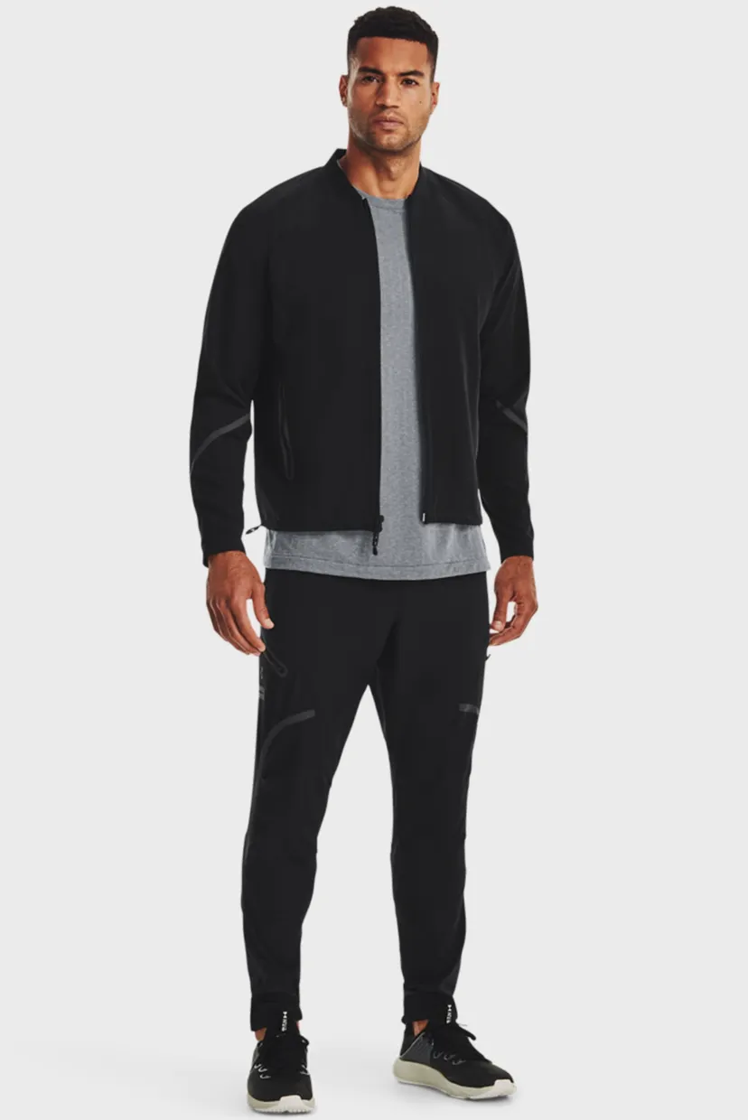 ®︎un Мужская черная спортивная кофта UA Unstoppable Bomber Under Armour