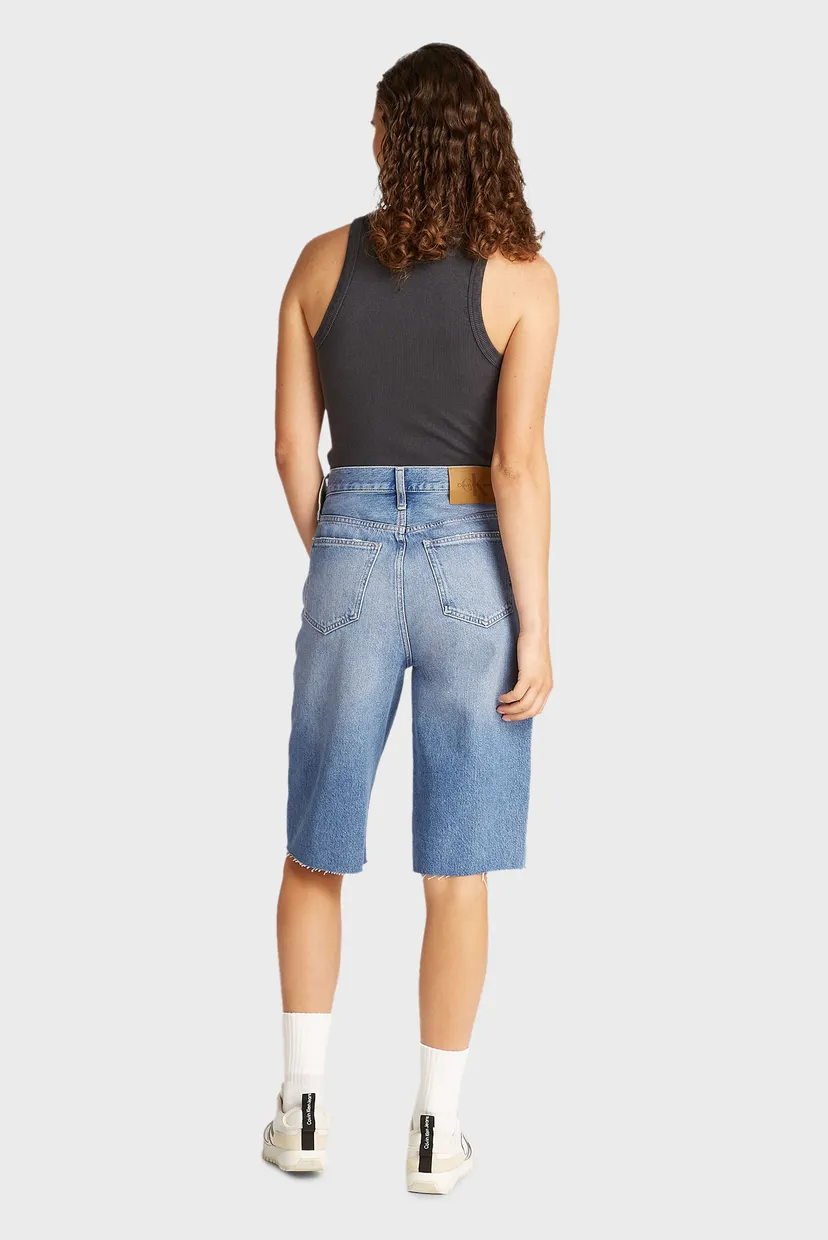 Жіночі блакитні джинсові шорти RELAXED BERMUDA SHORT 3