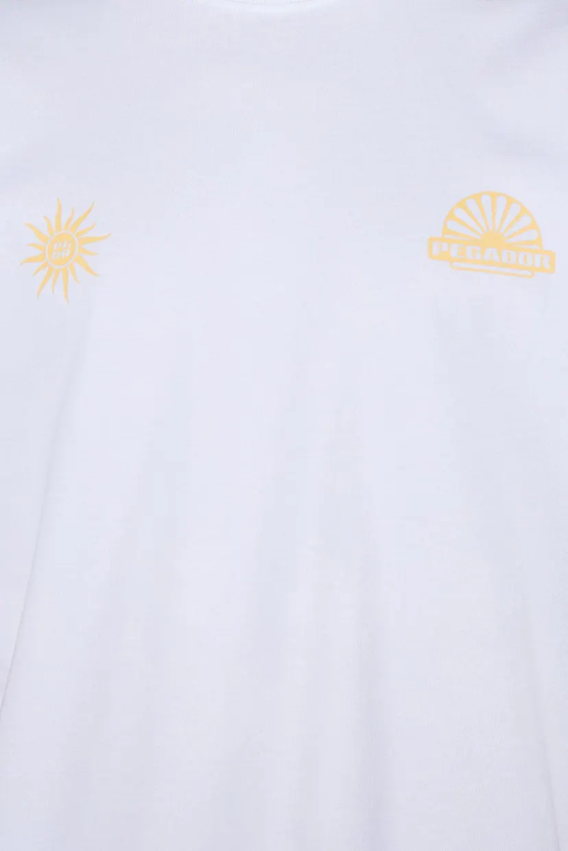 Мужская белая футболка Sanus Oversized Tee 5