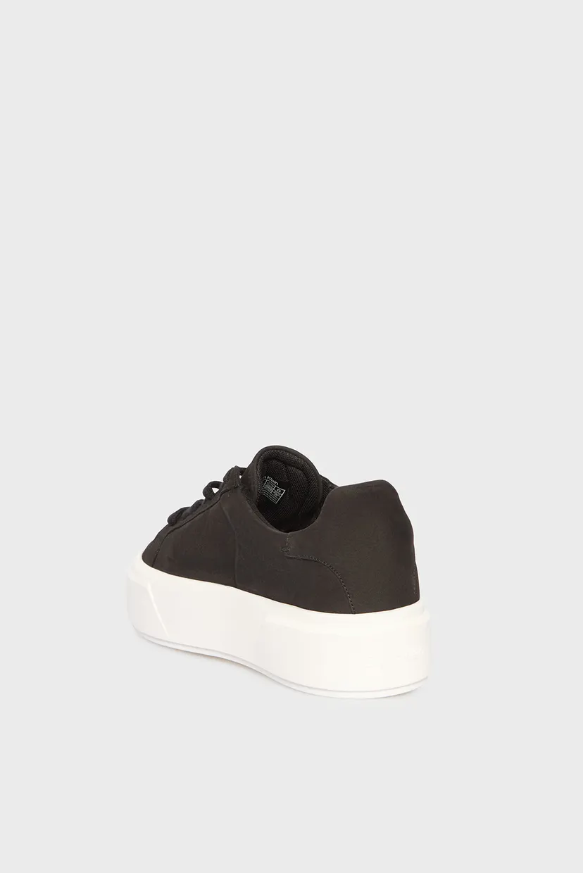 Женские черные нубуковые сникерсы FLATFORM 5