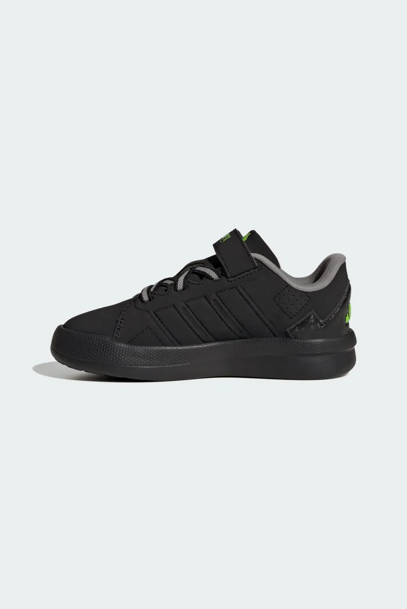 Дитячі чорні кросівки ADIDAS MINECRAFT LIGHTORAMA COURT CHILDREN 6