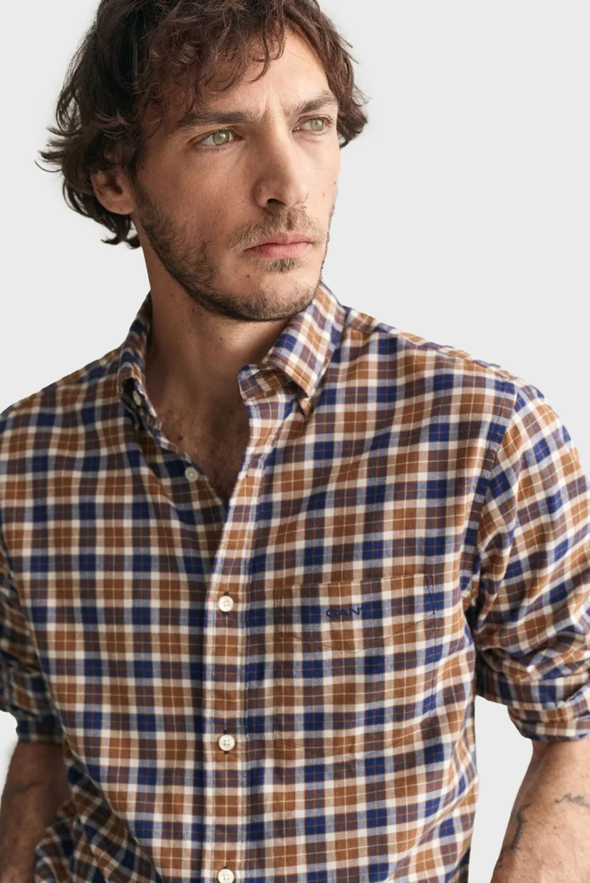 Чоловіча картата сорочка REG LIGHT TWILL CHECK SHIRT 4