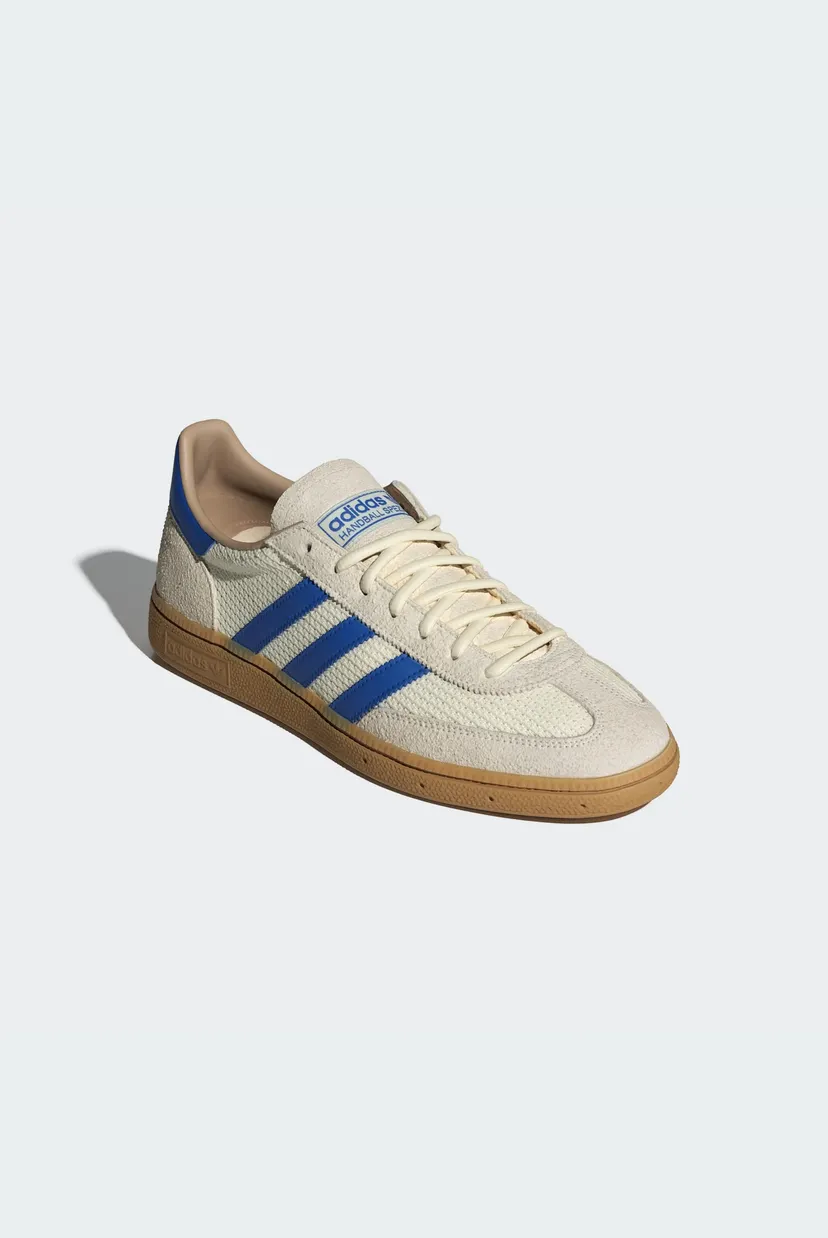Мужские белые кожаные сникерсы Handball Spezial 4