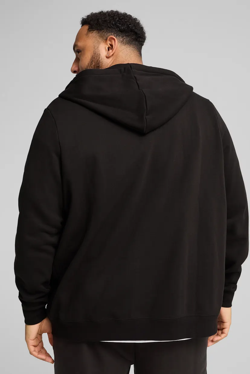 Чоловіче чорне худі Essentials No. 1 Logo Full-Zip Hoodie Men 3