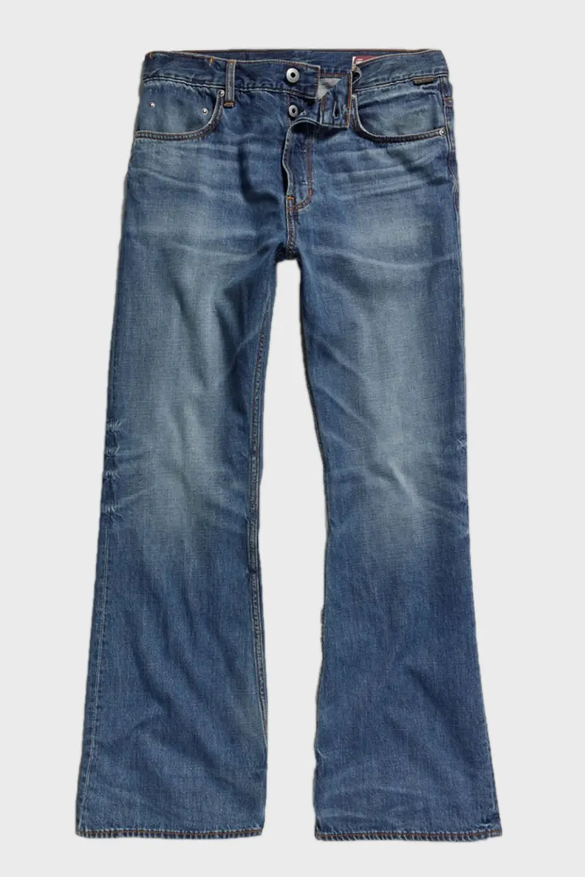 Мужские синие джинсы Triple A Bootcut 4