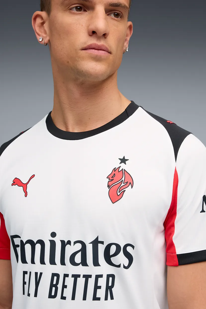 Мужская белая футболка AC Milan 25/26 Away Jersey Men 4