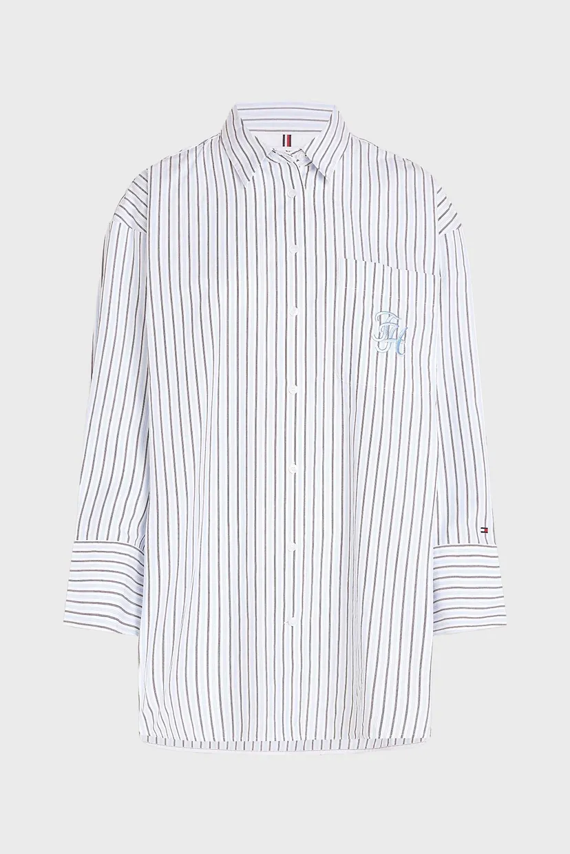 Женская рубашка в полоску STRIPE LOOSE FIT 5