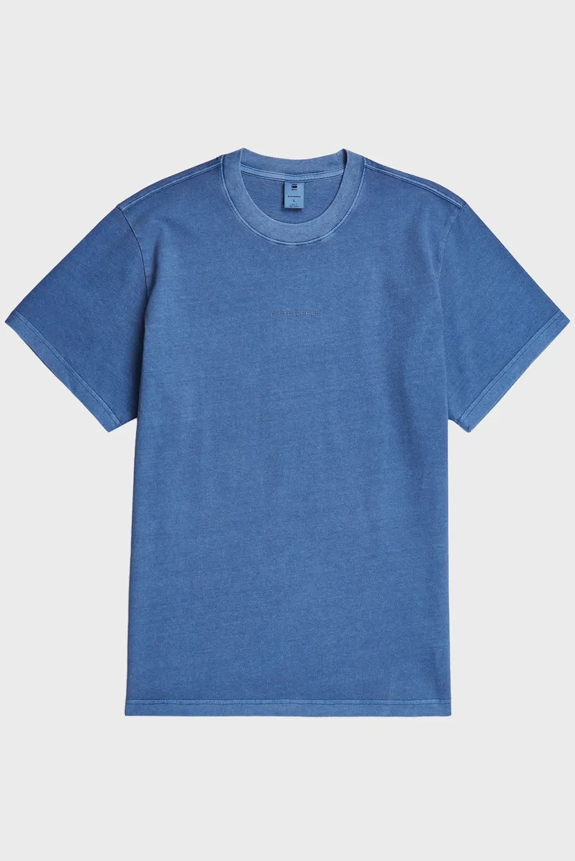 Чоловіча синя футболка Overdyed 7