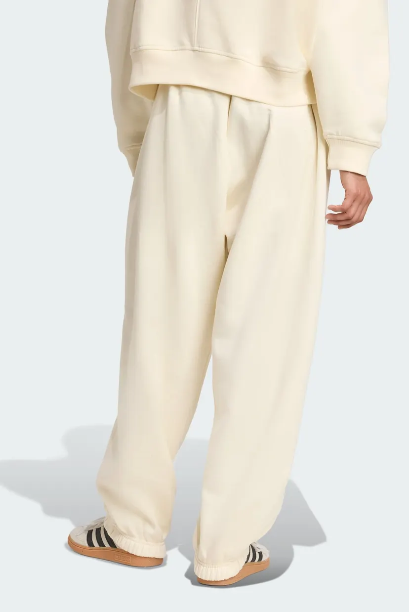 Женские белые спортивные брюки Essentials Linear Oversized 3