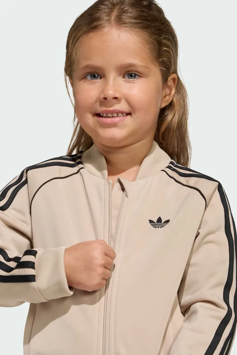 Детский бежевый спортивный костюм SST (кофта, брюки) 6