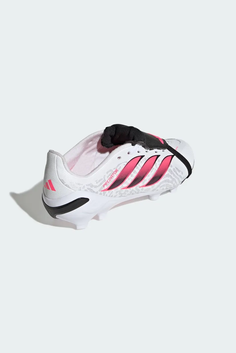Дитячі білі бутси PREDATOR LEAGUE Fold-Over Tongue Firm Ground Football Kids 4