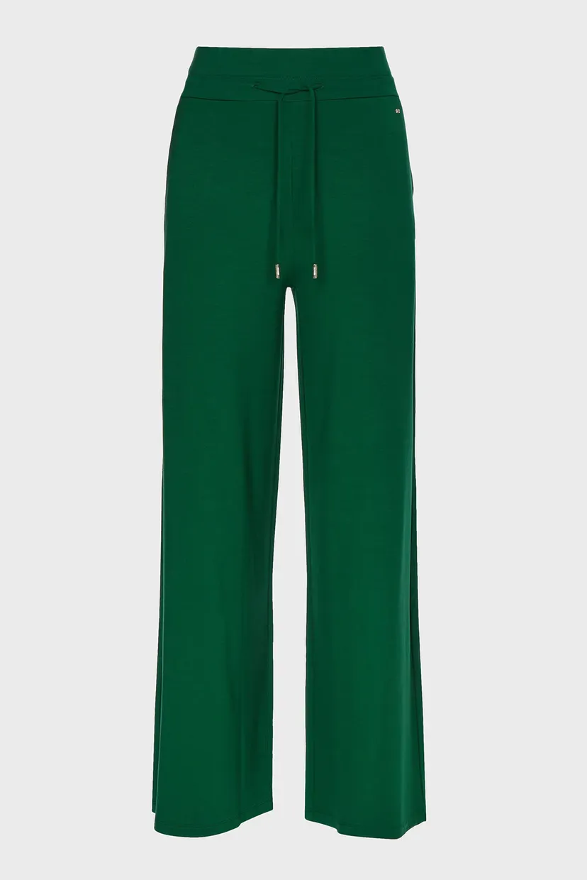 Женские зеленые спортивные брюки WIDE LEG KNIT 5