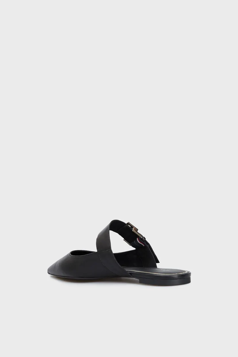 Женские черные кожаные мюли TH POINTY FEMININE MULE 5