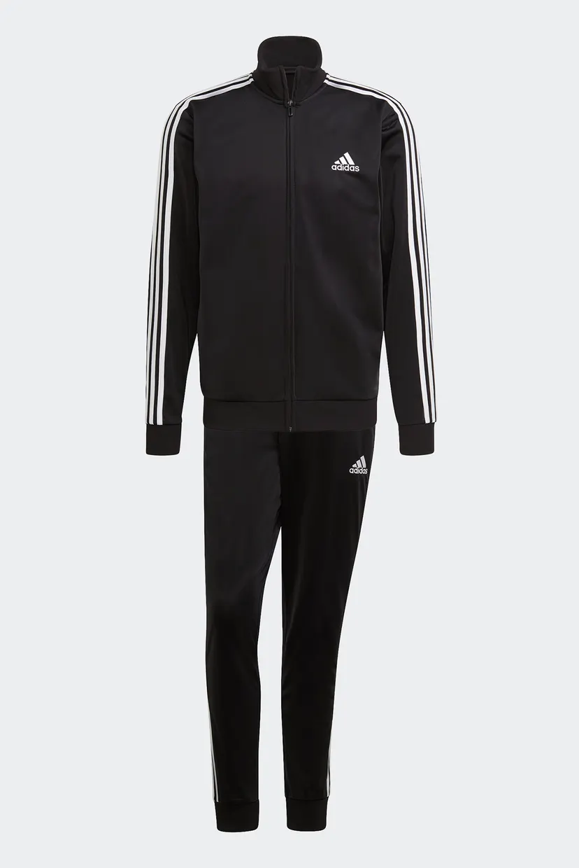 Чоловічий чорний спортивний костюм (кофта, штани) Primegreen Essentials 3-Stripes 4
