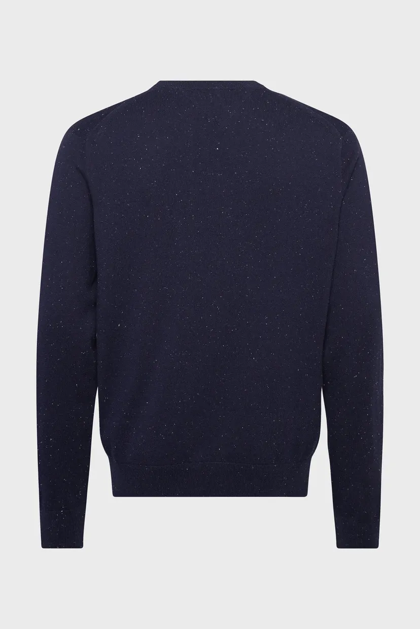 Чоловічий темно-синій джемпер PIMA ORG CTN CASHMERE CREW NECK 7