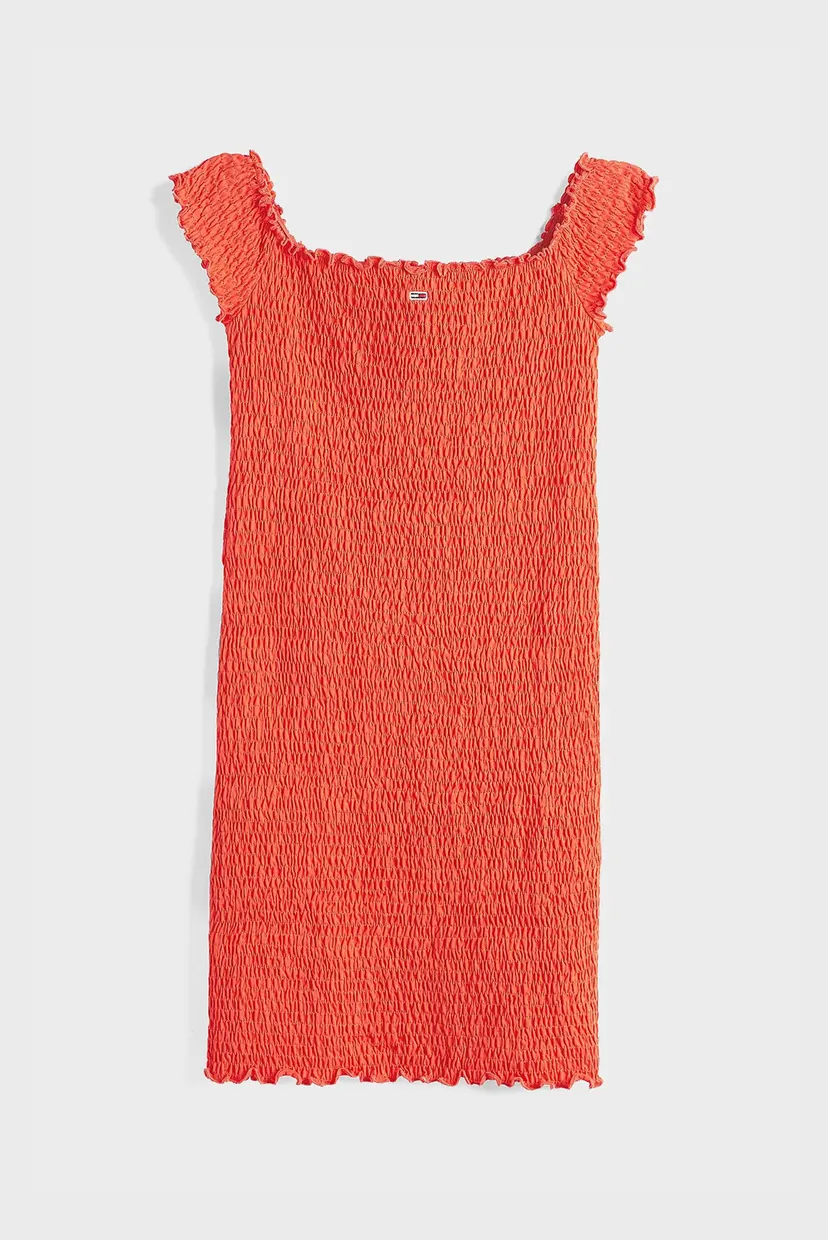 Жіноча червона сукня SMOCK BODYCON 5