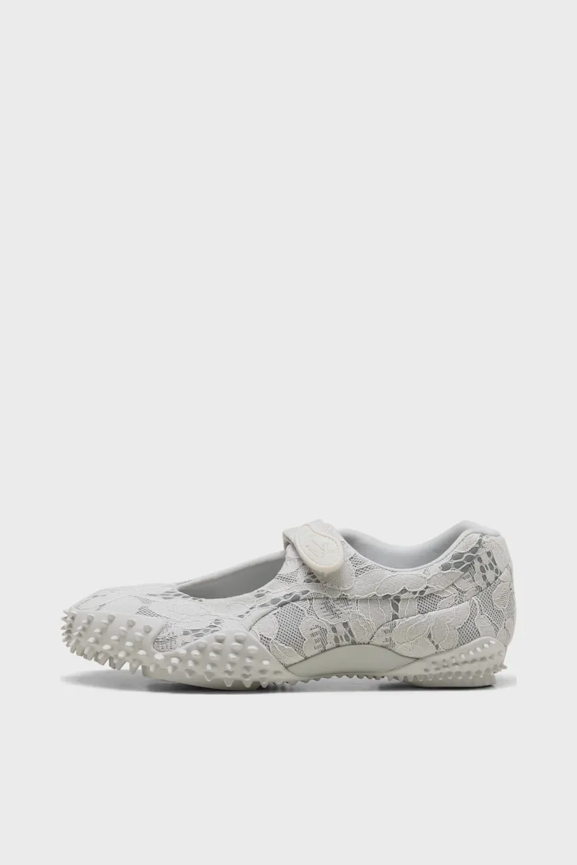 Світло-сірі балетки Mostro Fey Lace Sneakers Unisex 5
