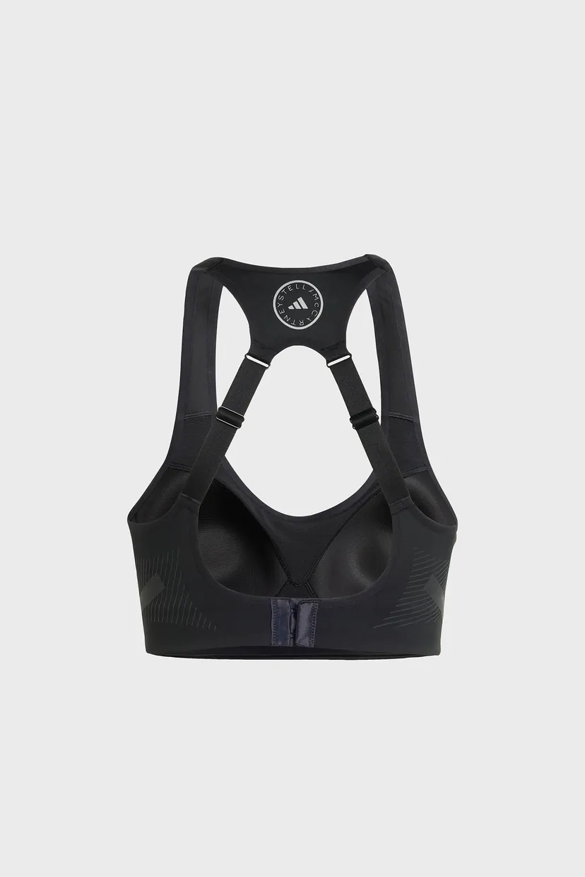 Жіночий чорний топ adidas by Stella McCartney TruePace High Support 6