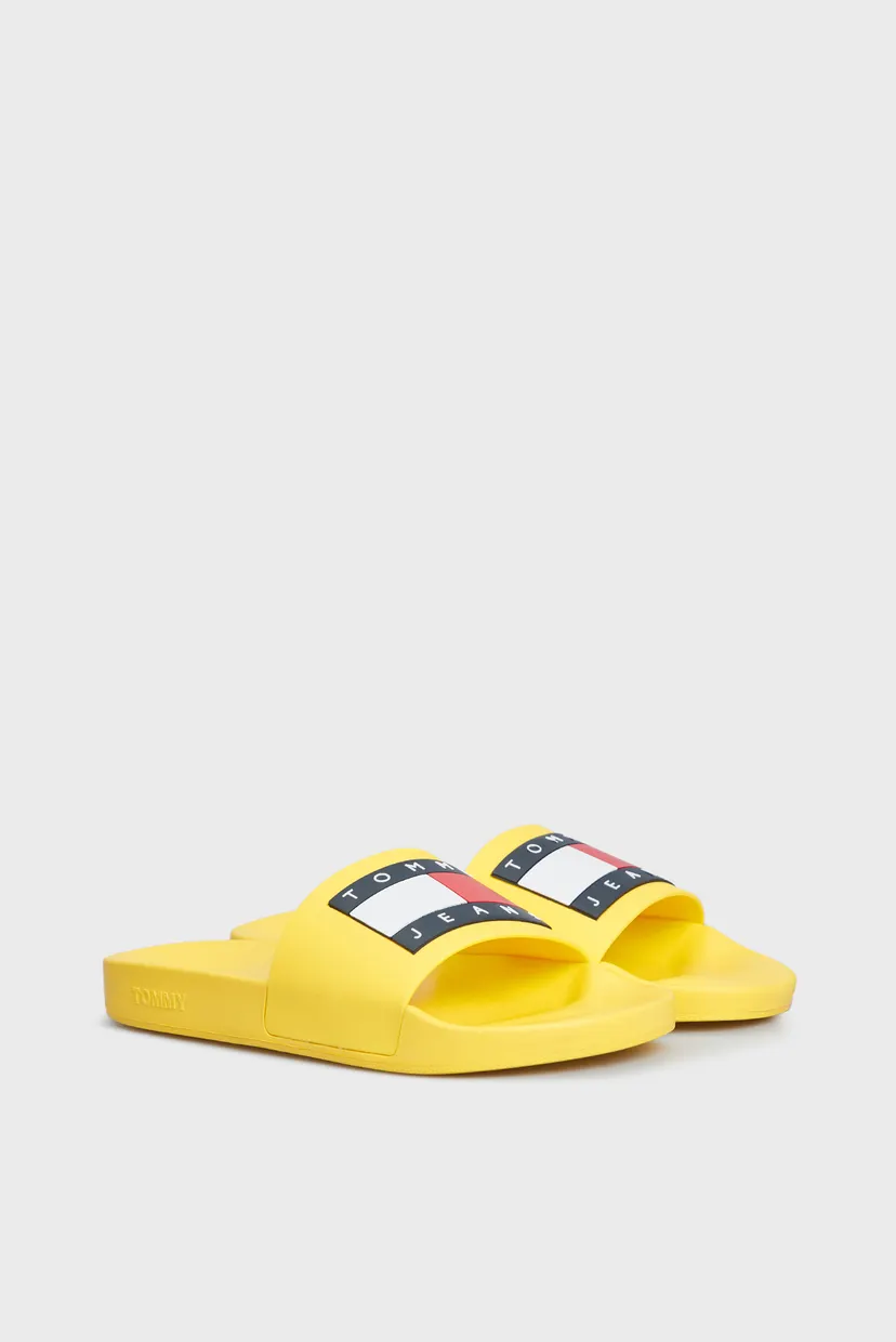 Чоловічі жовті слайдери TOMMY JEANS POOL SLIDE ESS 3