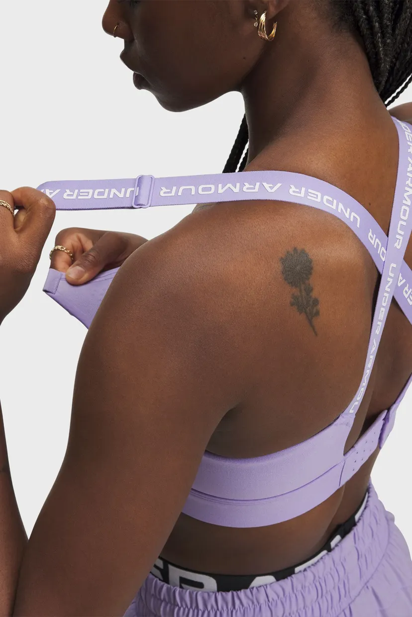 Женский сиреневый топ UA Infinity High 2.0 Bra 6