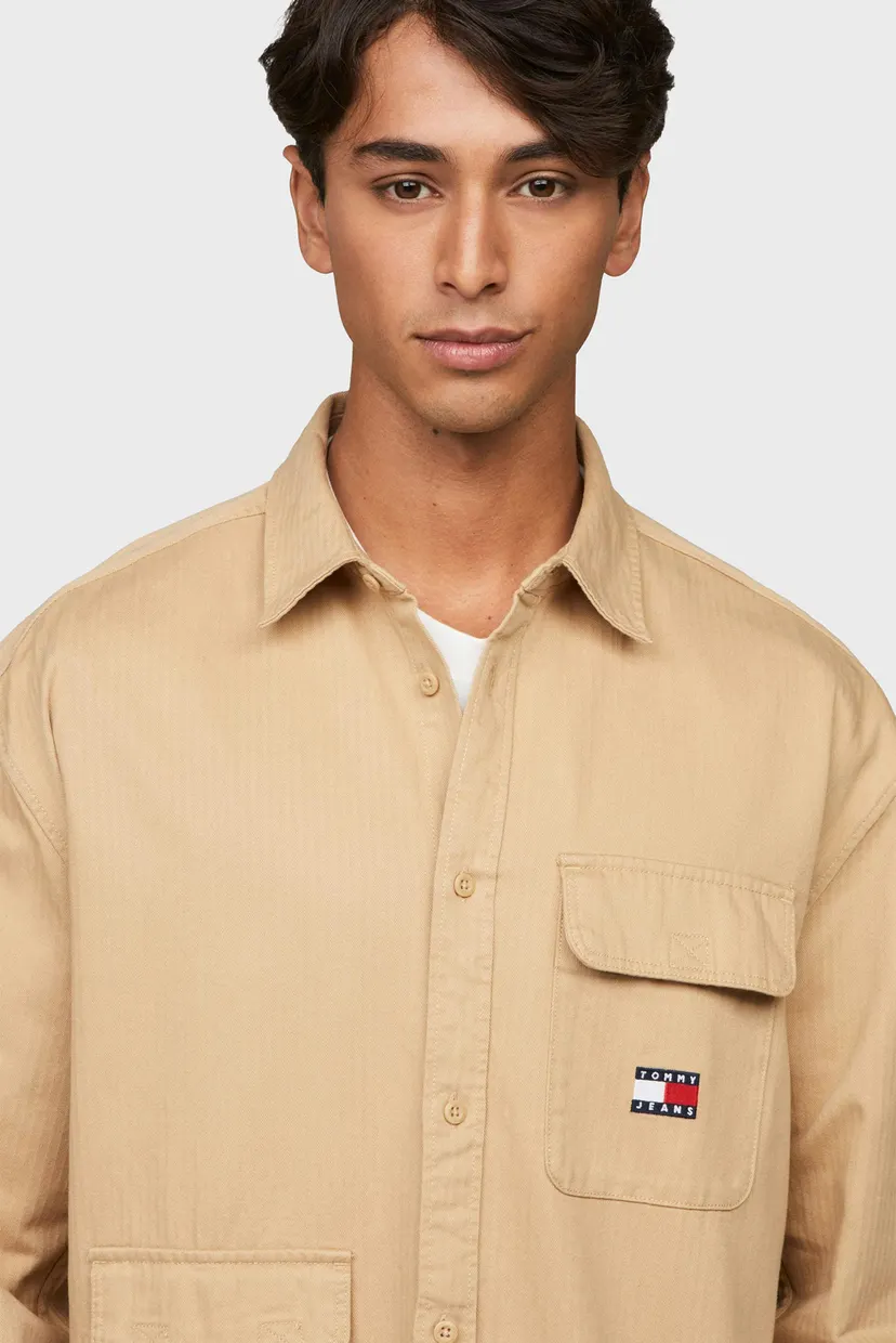 Чоловіча бежева сорочка TJM RLX ARCHIVE SHIRT EXT 4