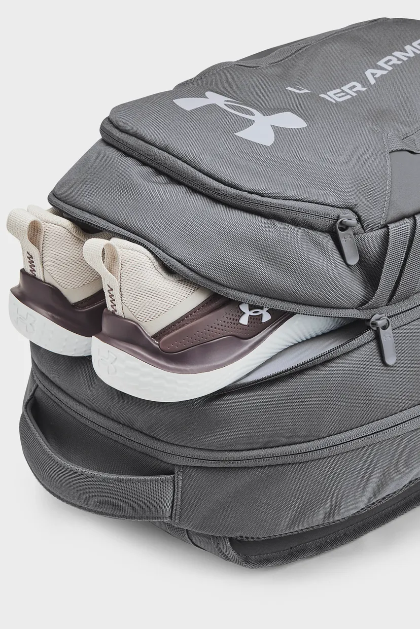 Серый рюкзак UA Hustle 6.0 Backpack 6