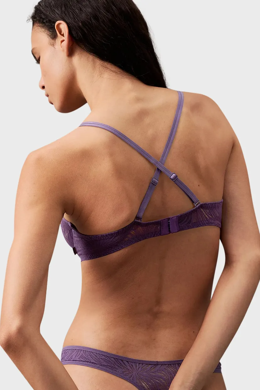 Жіночий фіолетовий бюстгальтер UNLINED DEMI 4