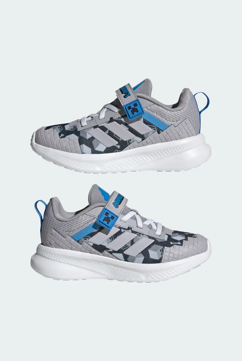 Детские серые кроссовки ADIDAS MINECRAFT FORTARUN 4.0 CHILDREN 7