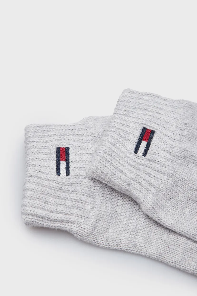 Женские серые перчатки TJW ELONGATED FLAG GLOVES 3