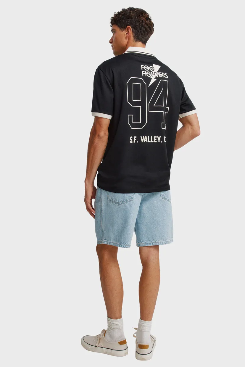 Мужские голубые джинсовые шорты straight fit 3