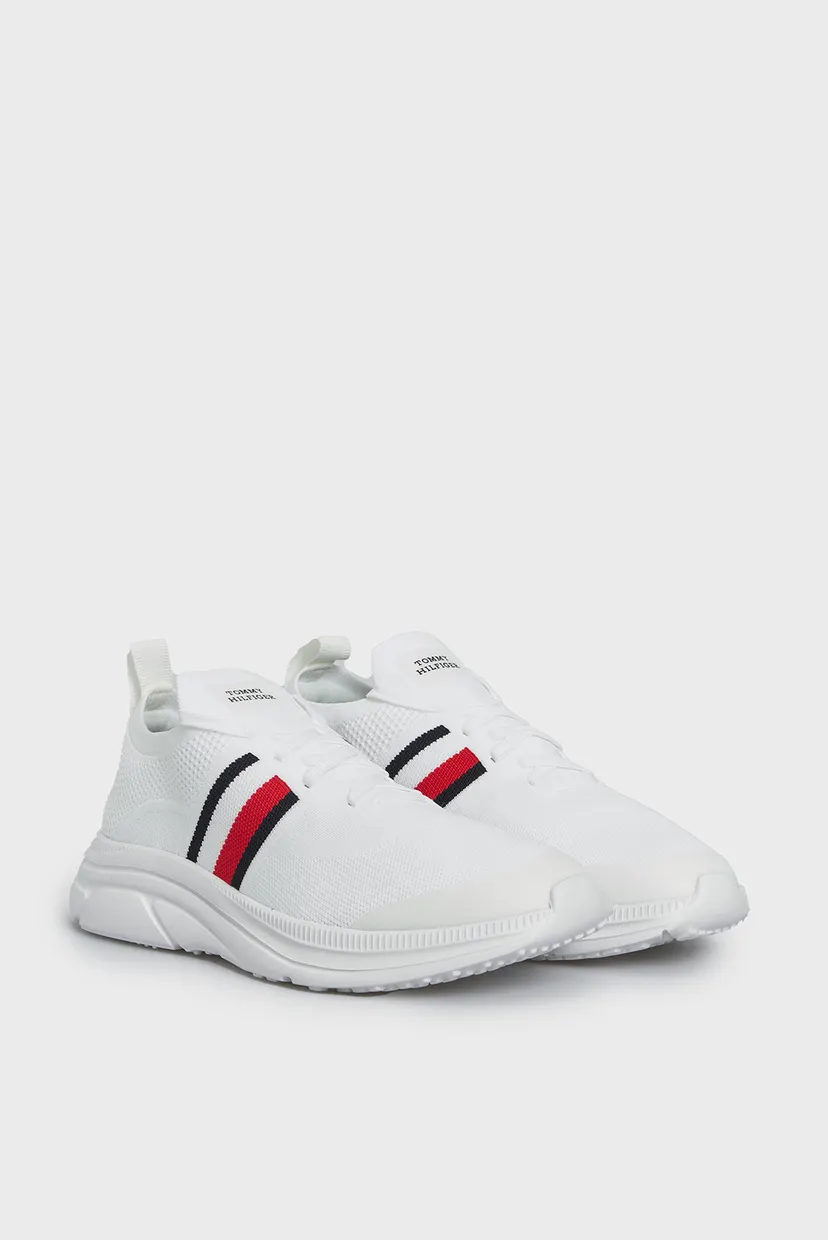 Мужские белые кроссовки MODERN RUNNER KNIT STRIPES ESS 3