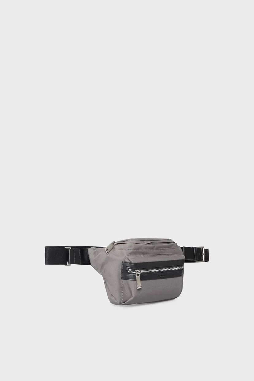 Чоловіча сіра поясна сумка CONTRAST BELT 3