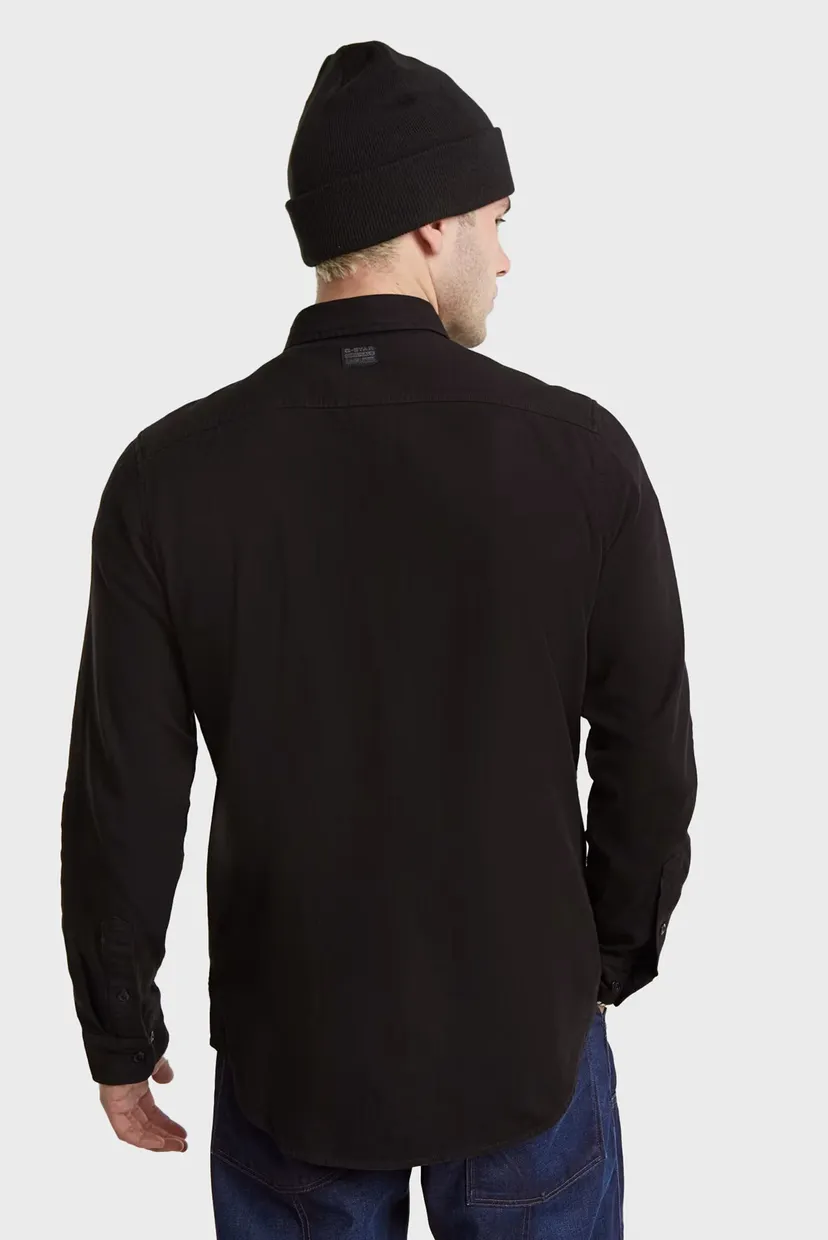 Чоловіча чорна сорочка Marine Slim shirt l/s 3