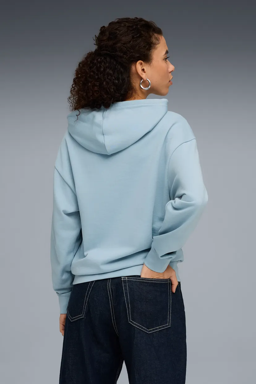Женское голубое худи Essentials Elevated Hoodie Women 3