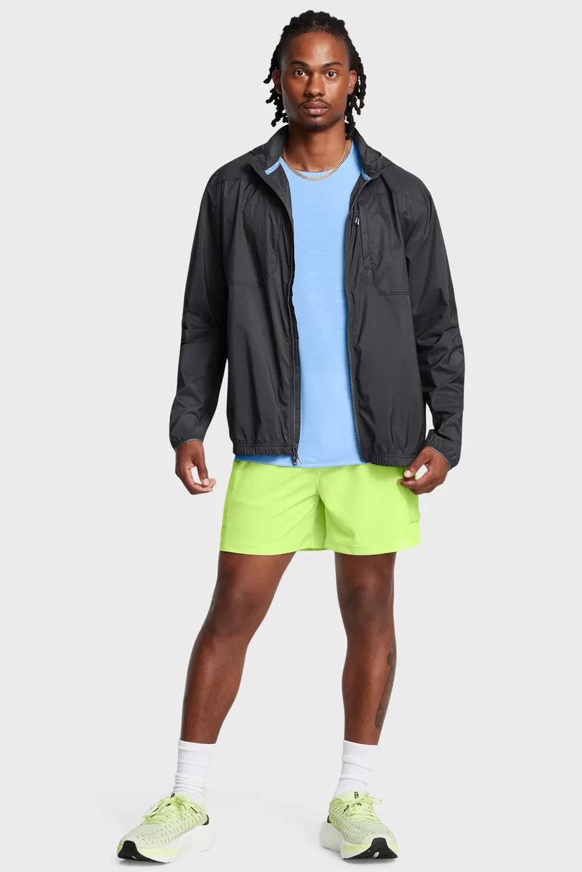 Мужская темно-серая ветровка UA TRAIL RUN JACKET Under Armour