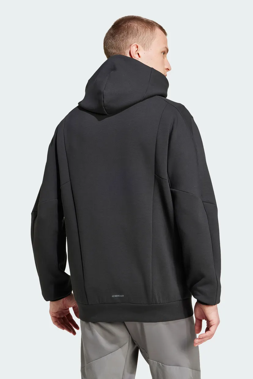 Чоловіче чорне худі Designed for Training Full-Zip 3