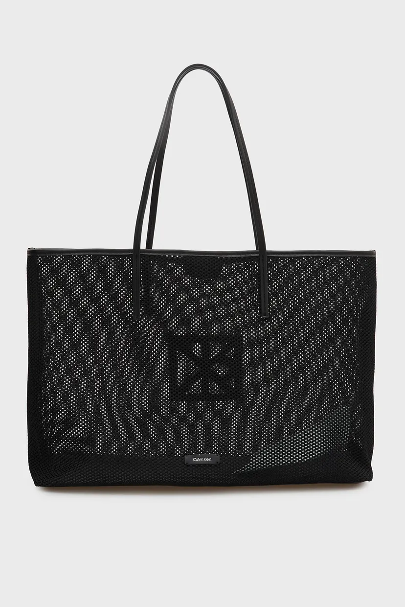 Женская черная сумка EMBLEM MESH 4
