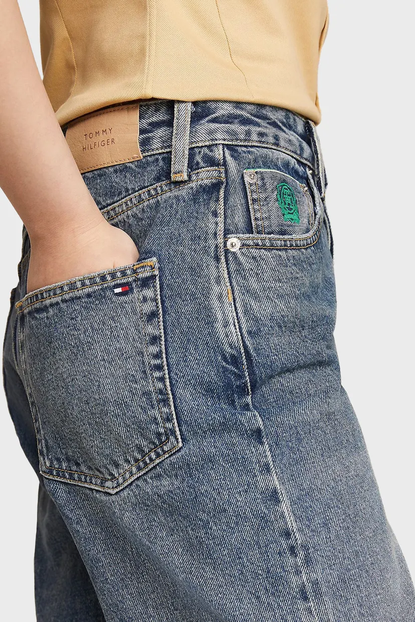Жіночі сині джинси LOOSE STRAIGHT SELVEDGE RW KENT 4