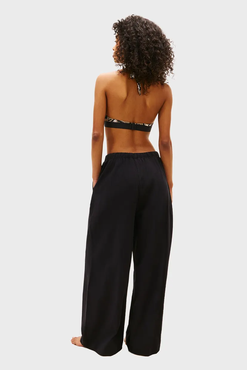 Женские черные брюки WIDE LEG PANTS (EXT) 3