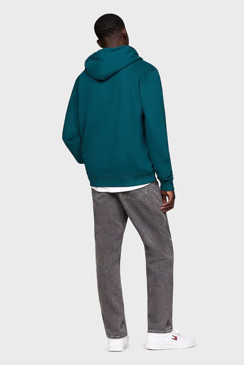 Чоловіче бірюзове худі TJM REG ESSENTIAL FLAG HOOD EXT 3