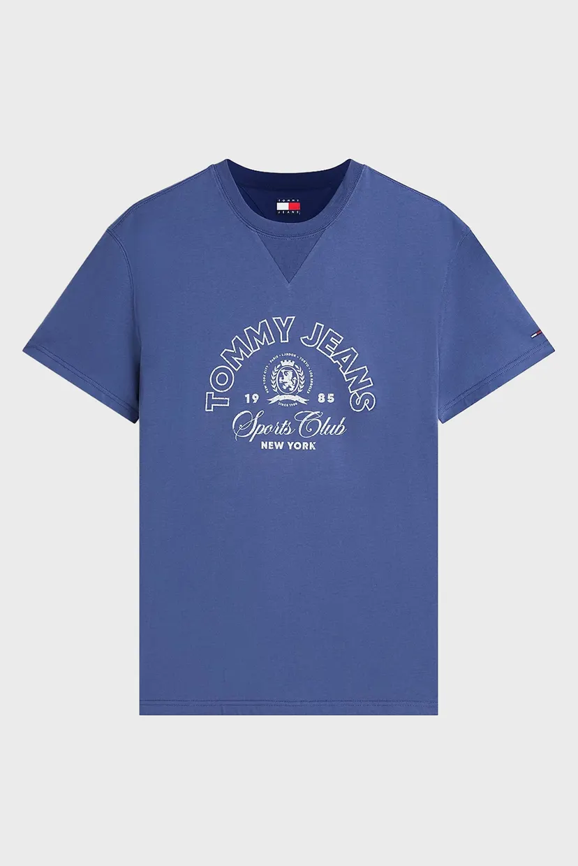 Чоловіча синя футболка REG CREST CLUB SS TEE 6