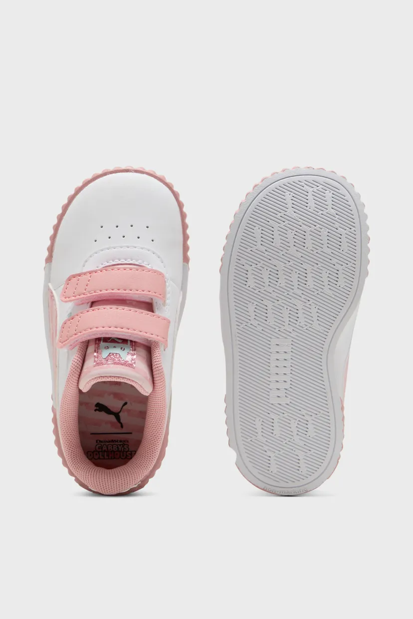 Детские белые сникерсы PUMA x GABBY'S DOLLHOUSE Carina 3.0 Shoes Toddlers 4