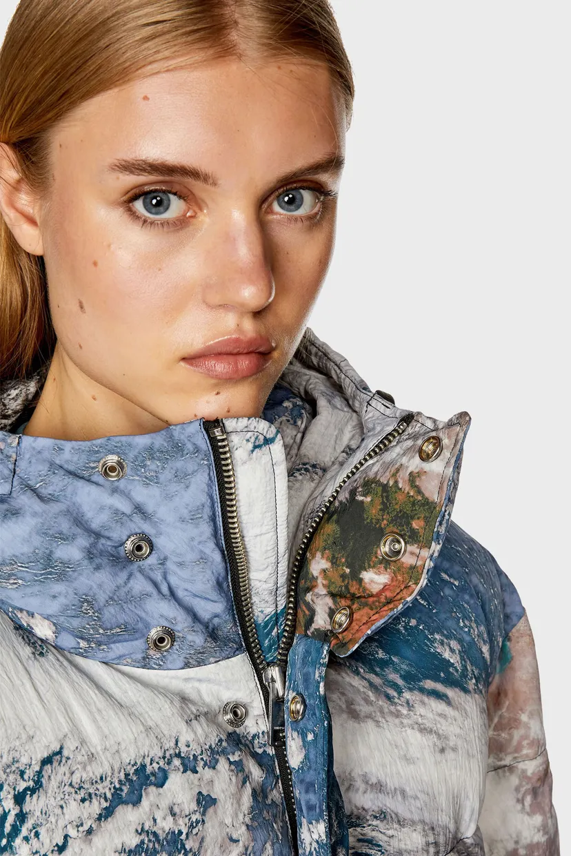 Жіноча куртка з візерунком W-TAKRY-CMF JACKET 3
