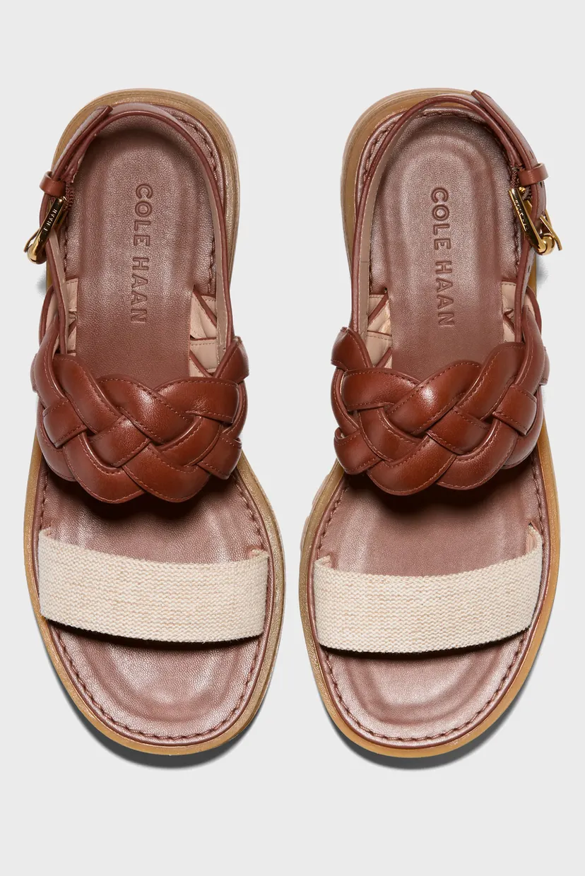 Жіночі коричневі шкіряні сандалі Cressida Lug Sandal 4
