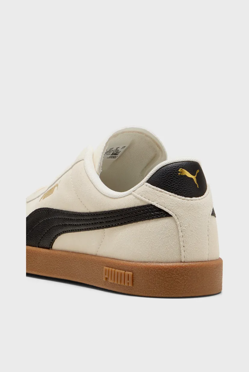 Белые кожаные сникерсы PUMA Club II Suede Sneakers Unisex 6
