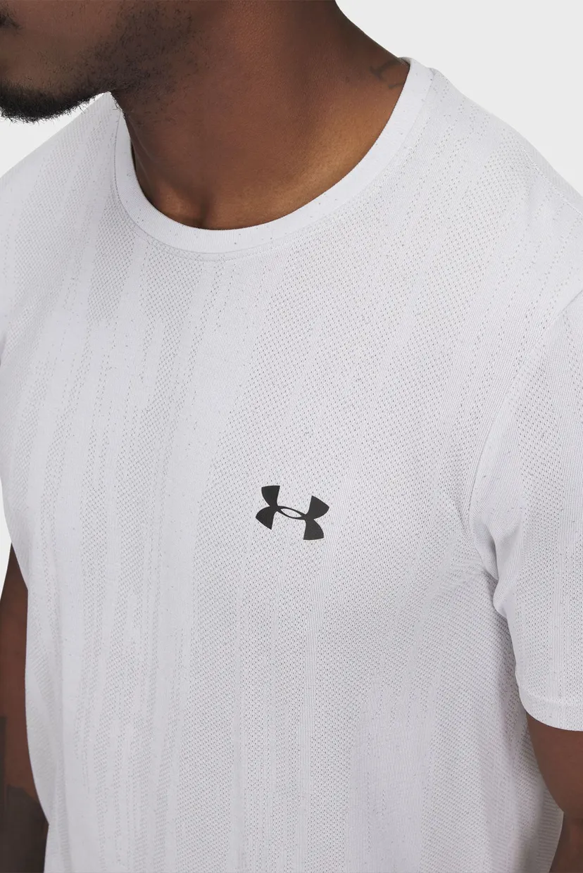 Мужская белая футболка Vanish Seamless Novelty SS Under Armour 1388129 ...