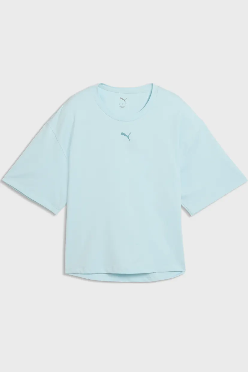Женская голубая футболка CLOUDSPUN Relaxed Tee Women 4
