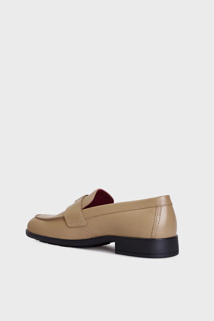 Жіночі бежеві шкіряні лофери TH LEATHER CLASSIC LOAFER 5