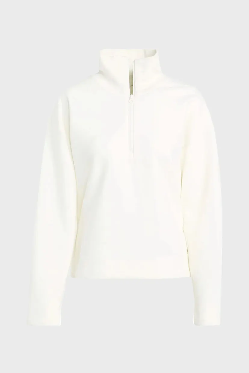 Женская белая спортивная кофта ALL SZN Soft Lux Quarter-Zip 6