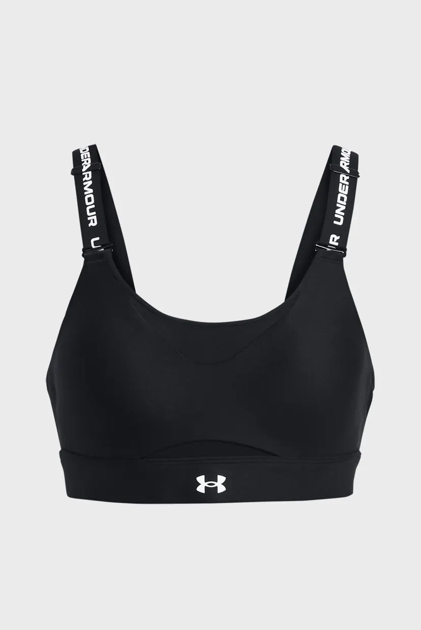 Женский черный топ UA Infinity High 2.0 Bra 6